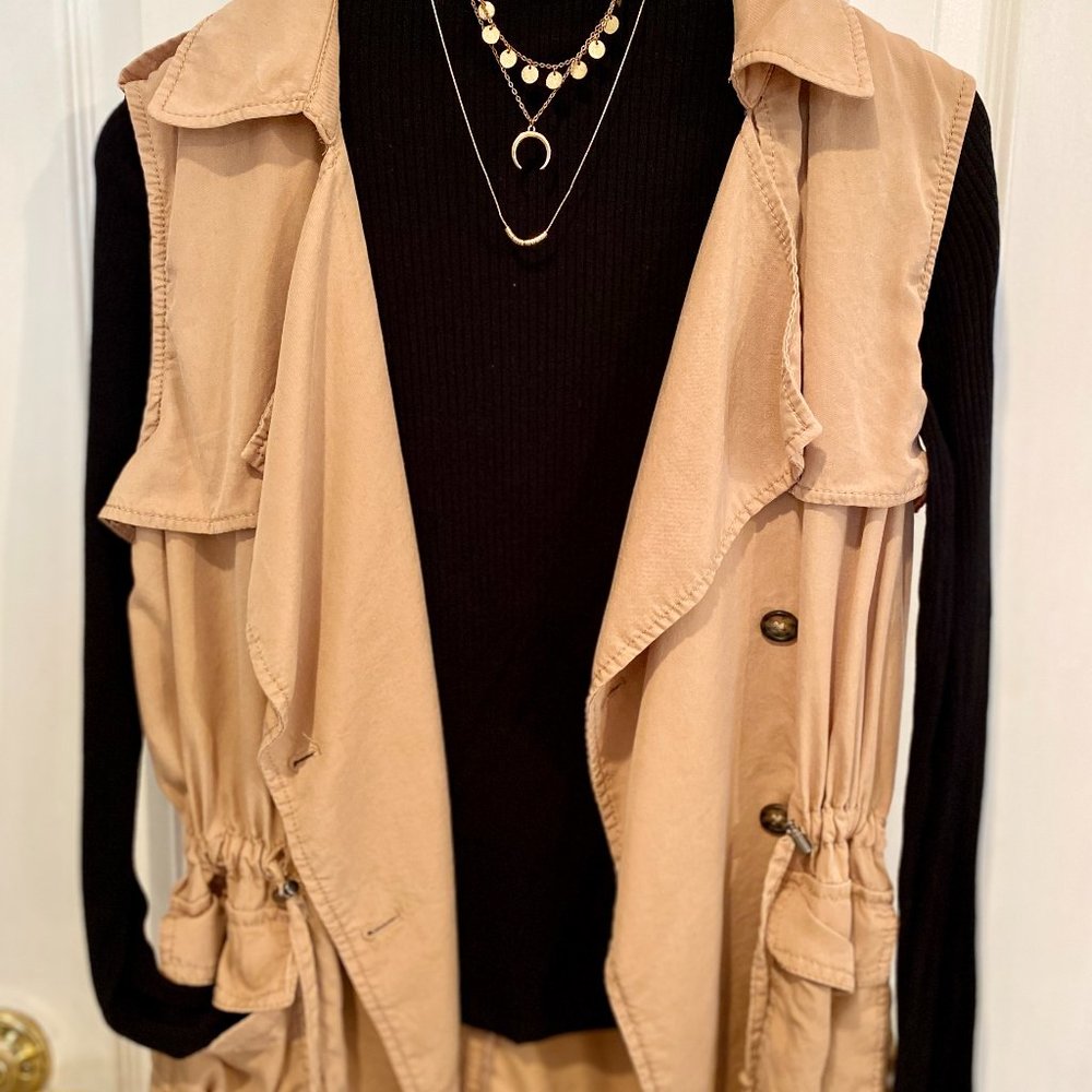 Utility Vest - Cinched Waist